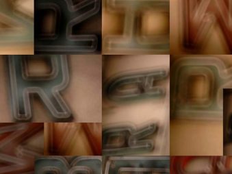 Martin Gurfein - Letras/17, fotografía, detalle de obra.