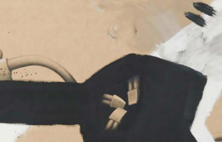 Miguel Ángel Ferreyra, Emilio Fatuzzo Grafito y acrílico sobre madera