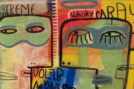 Milo Lockett - Emilio Fatuzzo Esmalte Sintético sobre tela